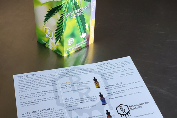 Breakthrough Remedies CBD Brochure